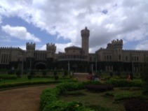 Bangalore Palace was built by the British for the Mysore Royal Family in a Tutor revival style.